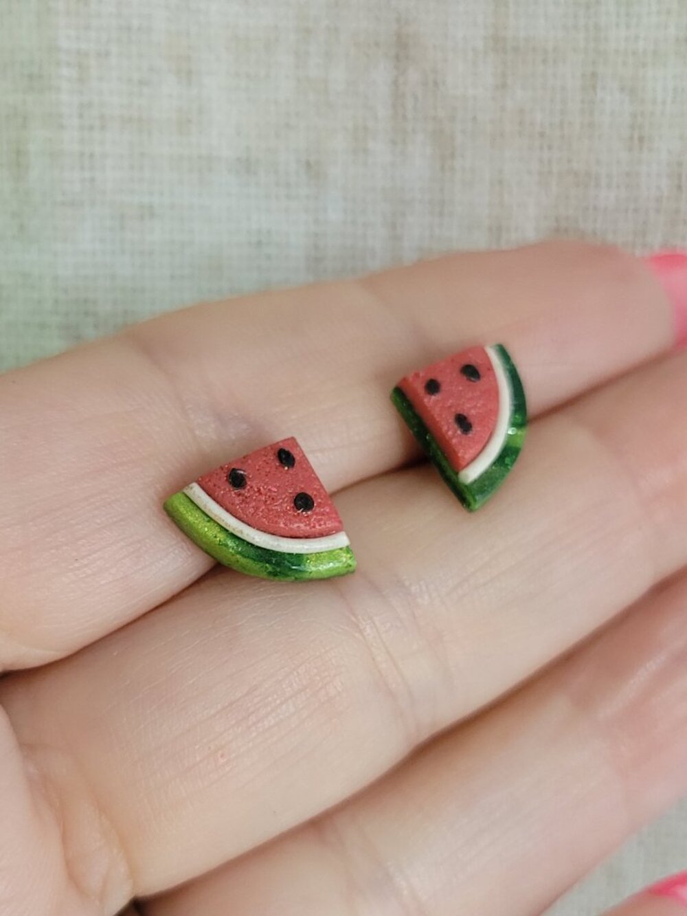 Watermelon Stud Earrings